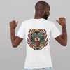 Unisex T-Shirt With Tiger Burning Print