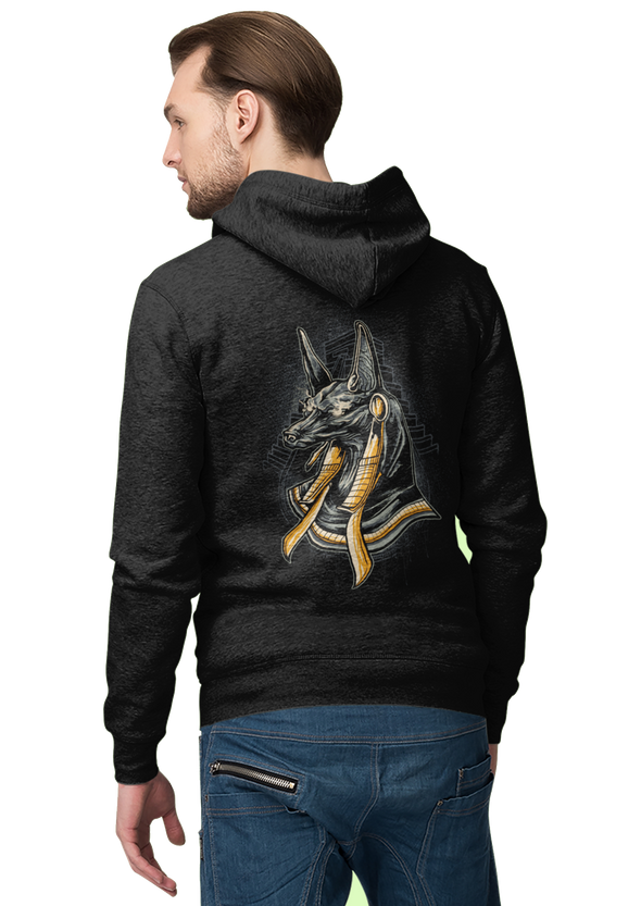 Unisex Anubis Printed Hoodie