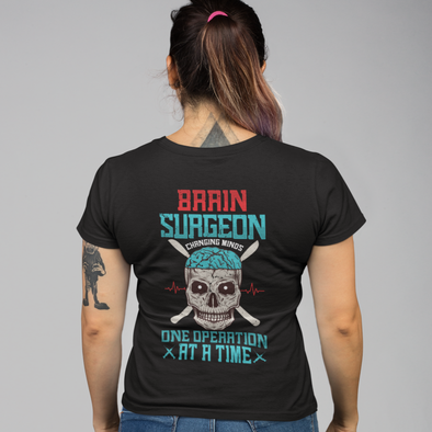 Changing Minds On A Operation Time Skull Printed T-Shirts