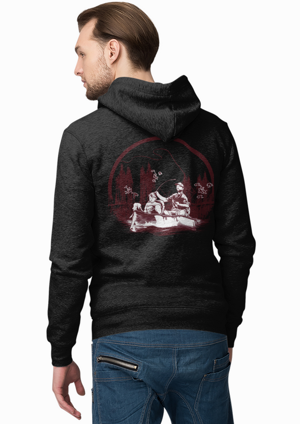 Boat Dog Unisex Printed Hoodie