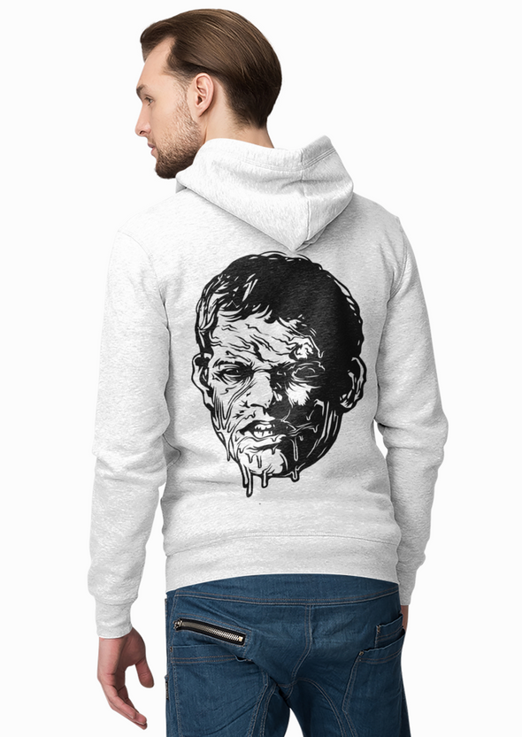 Unisex Zombie Heads Printed Hoodie