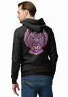 Unisex Owl Mystical with Skull Printed Hoodie