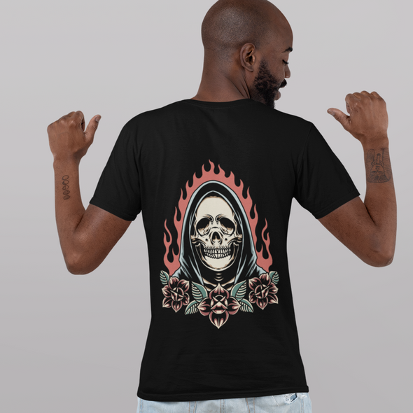 Burning Grim Unisex T-shirt