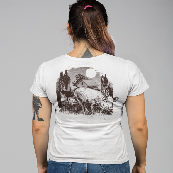 Unique print unisex tee