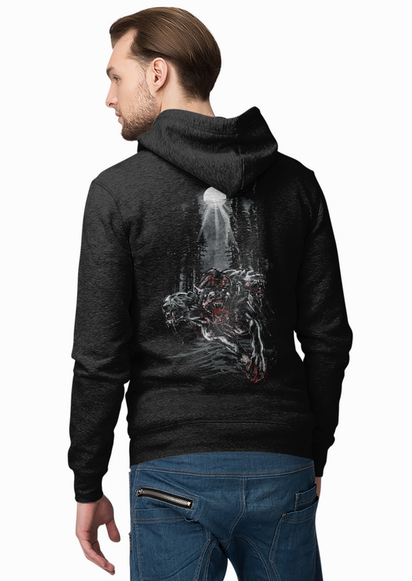 Unisex Cerberus Printed Hoodie