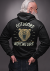 Unisex Bear Mountain Printed Hoodie
