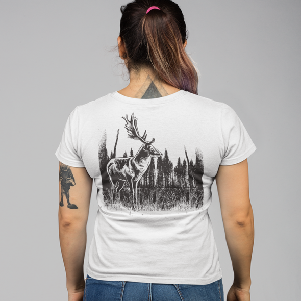 Deer Vintage Printed Unisex T-shirt