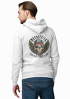 Unisex Motocross Skull Biker Printed Hoodie