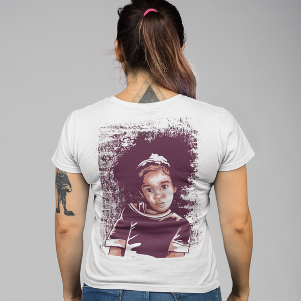 Unisex T-shirt With Frizzy Hair