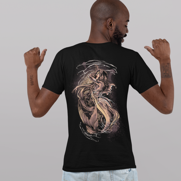 Unisex T-shirt With Mermaid Print