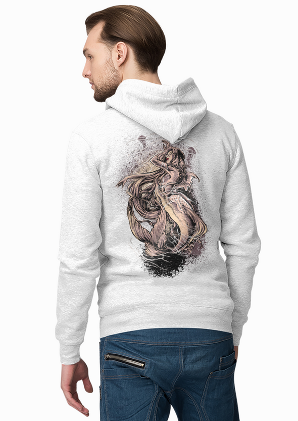 Unisex Mermaid Printed Hoodie