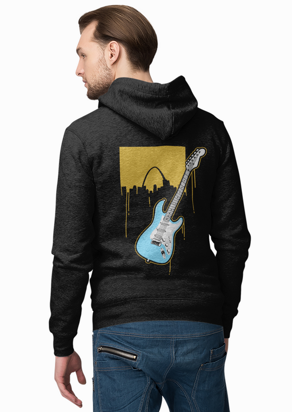 Guitar Printed Unisex Hoodie