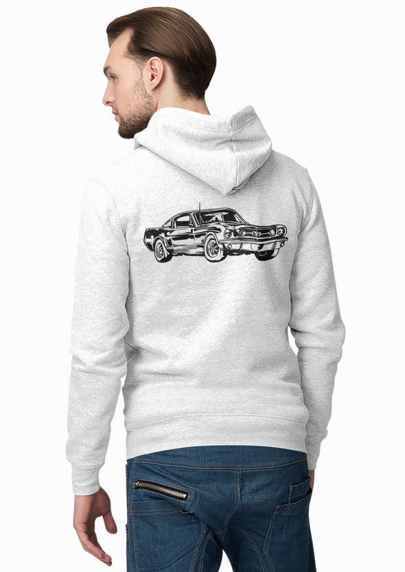 Mustang Printed Unisex Hoodie