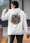 Hoodie With Tiger Burning Print