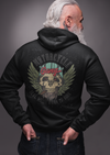 Unisex Motocross Skull Biker Printed Hoodie
