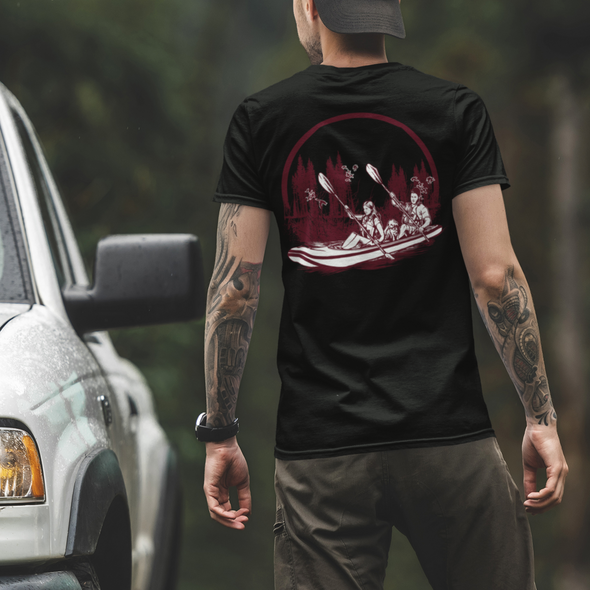 Boat And Dog Unisex T-shirt