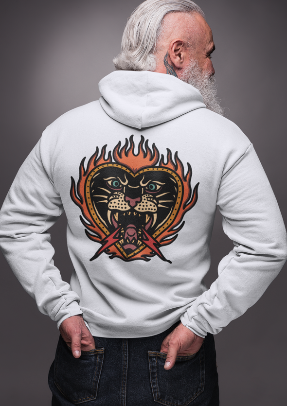 Burning Panther Unisex Hoodie