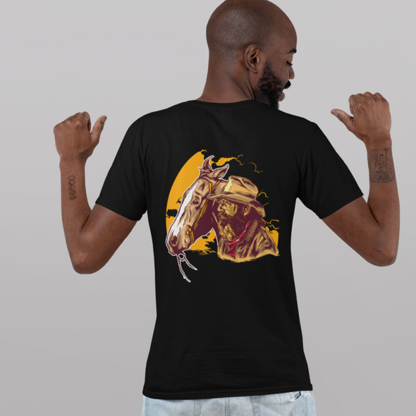 Unisex T-shirt With Horse Print