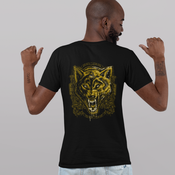 Unisex T-shirt With Wolf Print