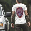 Unisex T-shirt King Owl Colorful Ornaments