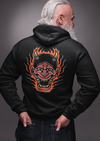 Flaming Oni Unisex Printed Hoodie