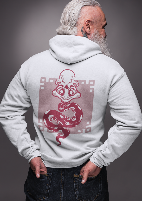 Unisex Snake Printed Hoodie