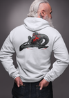 Unisex Bird Skull Printed Hoodie