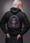 Dia De Los Muertos Girl Roses Printed Hoodie