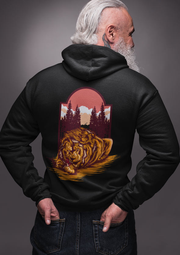 Unisex Lion Printed Hoodie