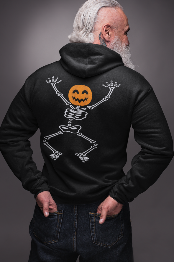 Funny Halloween Skeleton Printed Hoodie