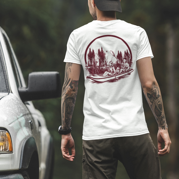 Boat And Dog Unisex T-shirt