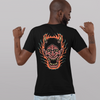 Flaming Oni Black & White Unisex T-Shirt