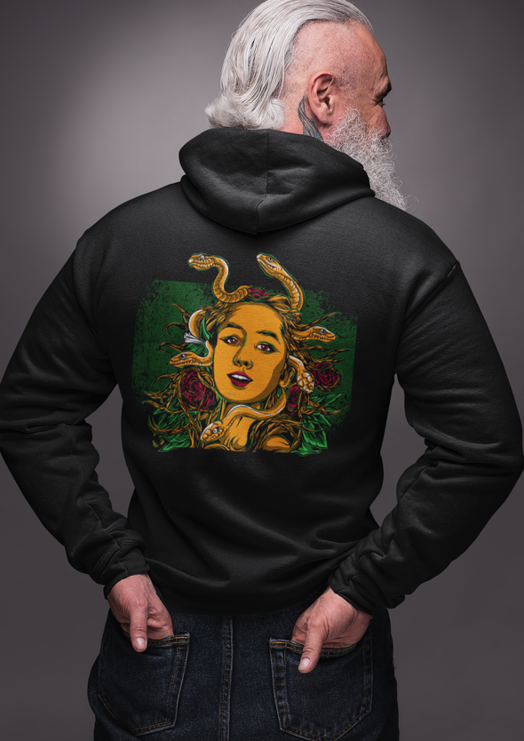 Unisex Medusa Printed Hoodie