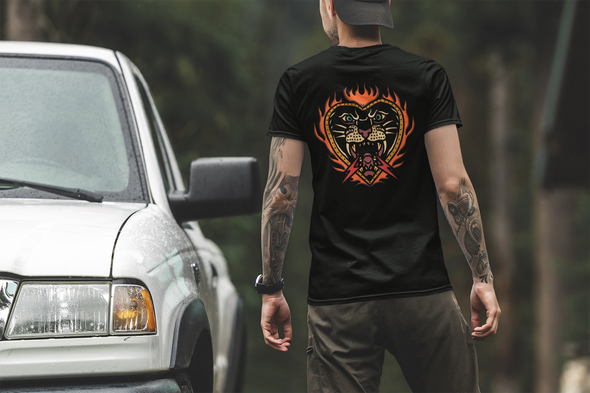 Burning Panther Unisex T-shirt