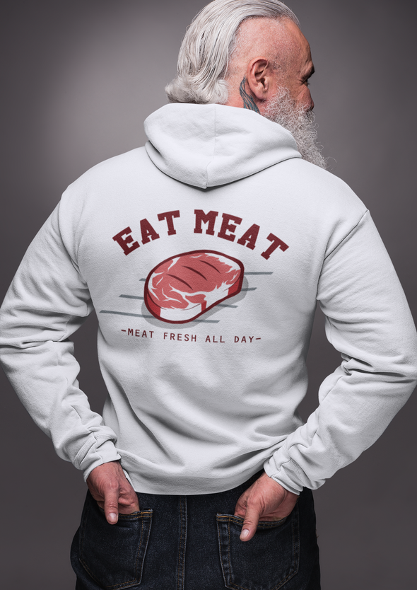 Unisex Steak Printed Hoodie