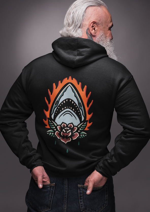 Shark Printed Unisex Hoodie