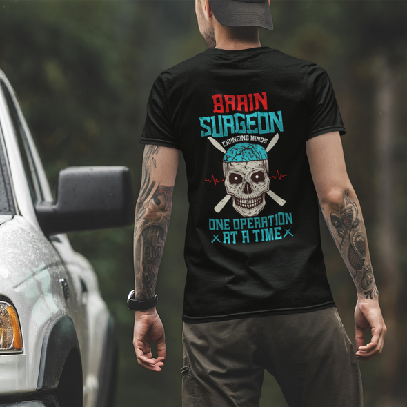 Changing Minds On A Operation Time Skull Printed T-Shirts