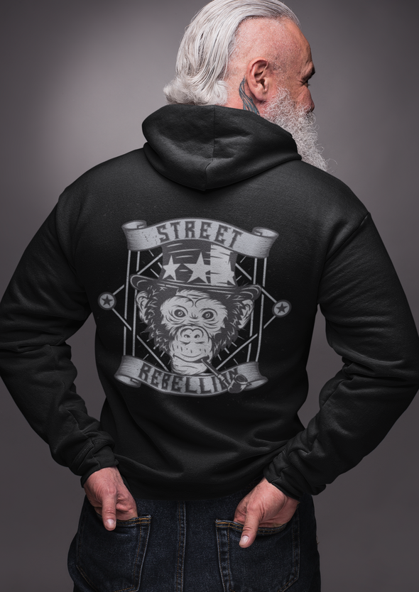 Monkey Hat Unisex Printed Hoodie