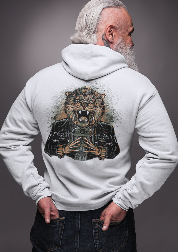 Unisex Lion Claws Printed Hoodie