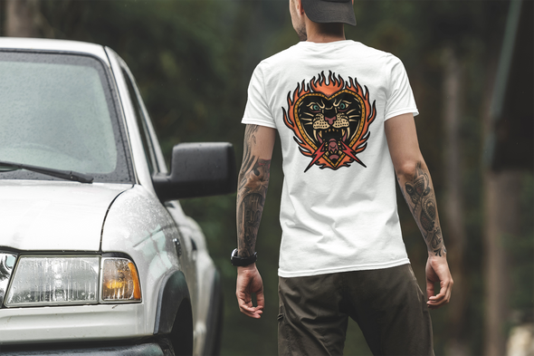 Burning Panther Unisex T-shirt