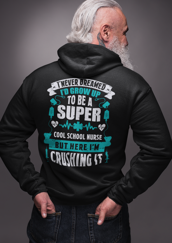 Nurse Typographic Unisex Printed Hoodie
