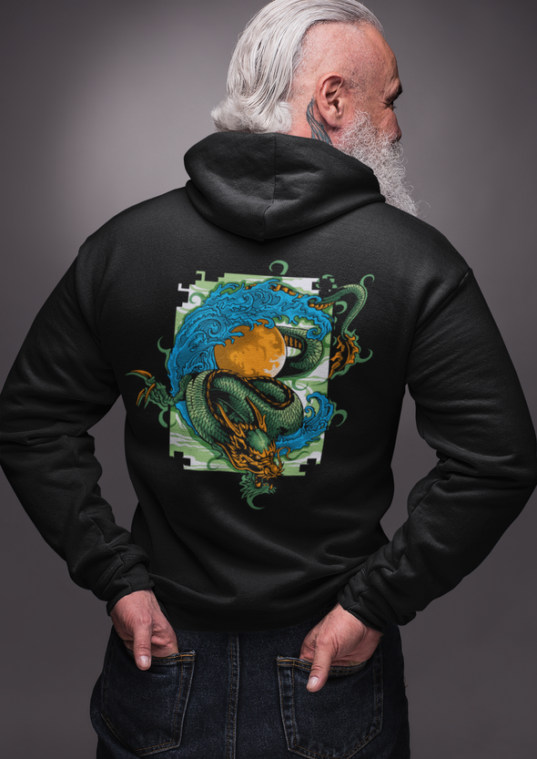 Snake Printed Unisex Hoodie