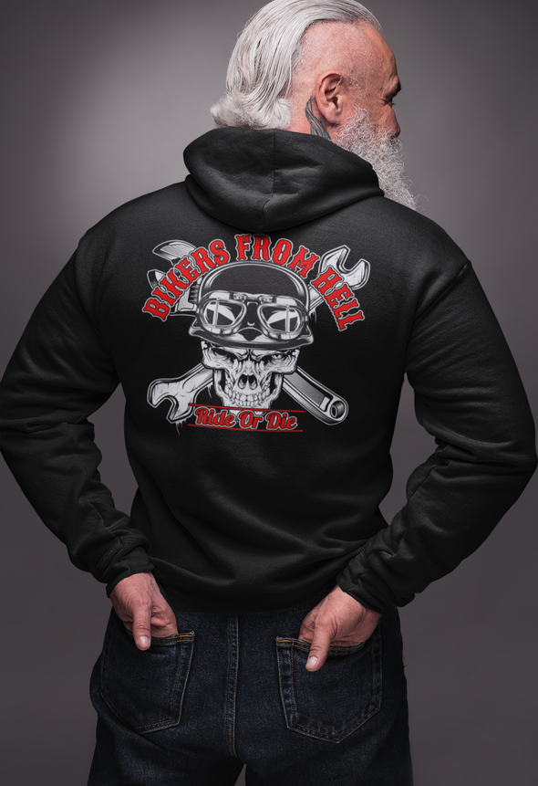 Bikers from Hell Printed Hoodie