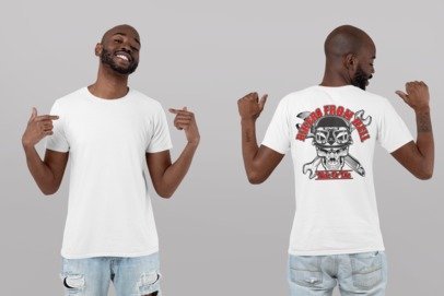 Unisex T-shirt With Bikers From Hell
