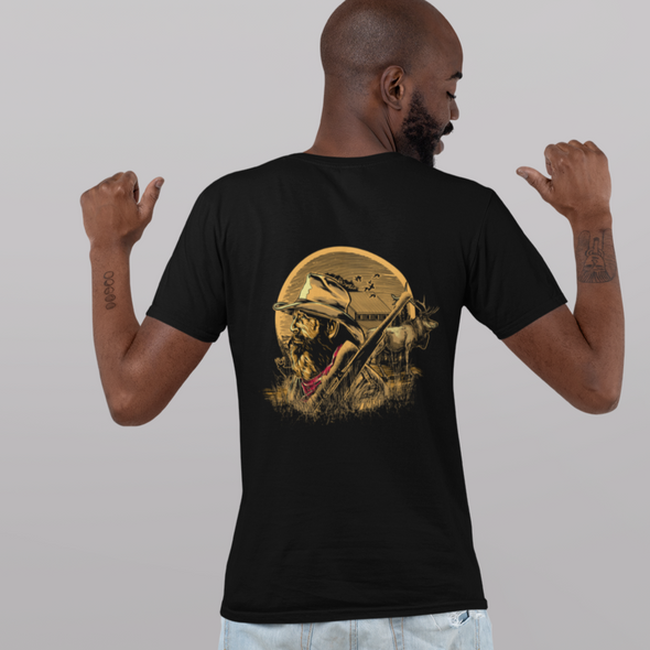 Unisex T-shirt With Hunter Print