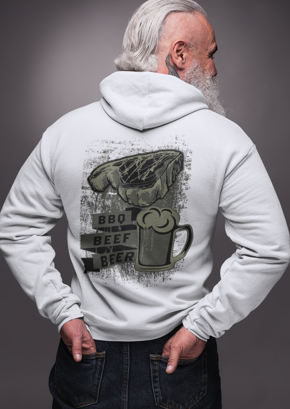 Authentic Barbeque Printed Unisex Hoodie