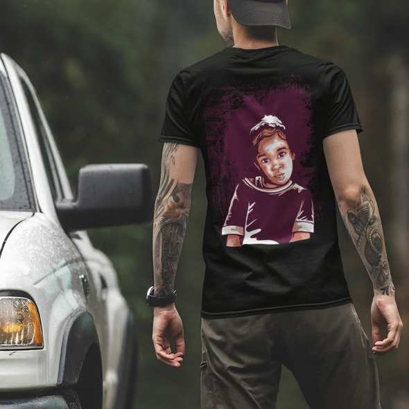 Unisex T-shirt With Frizzy Hair