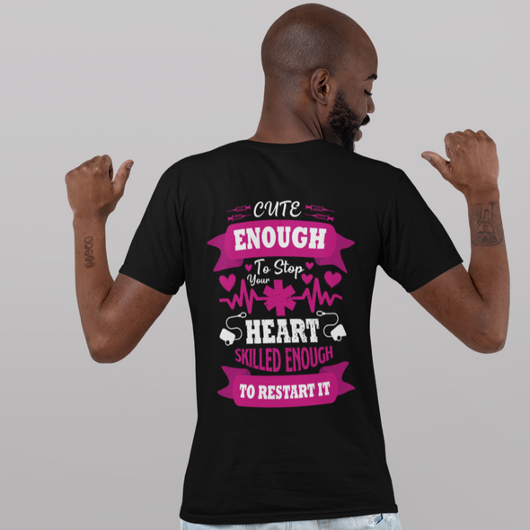 Unisex Nurse Typographic T-shirt