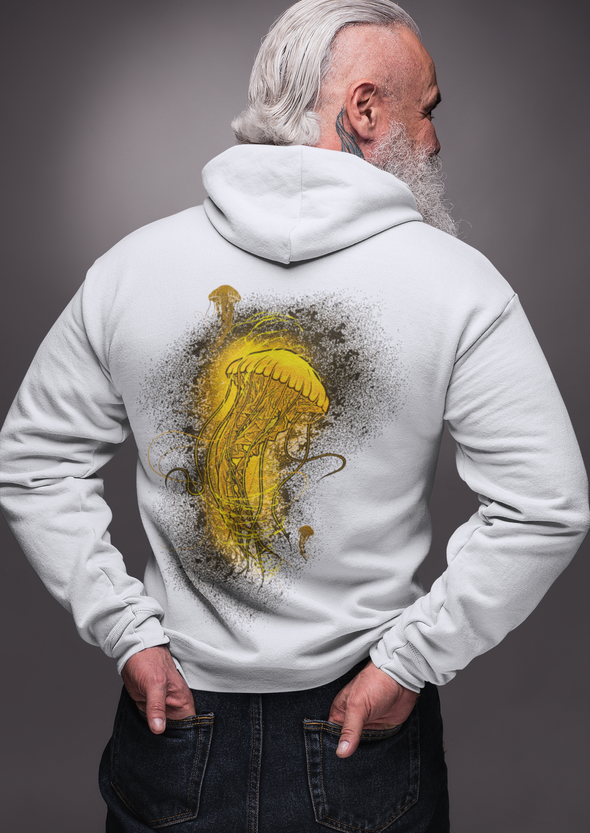 Unisex Jellyfish Printed Hoodie