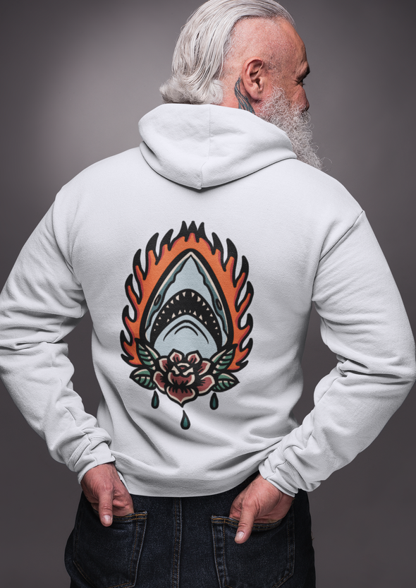 Shark Printed Unisex Hoodie